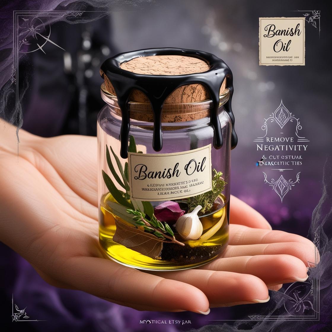 Banish Oil – Remove Negativity & Cut Energetic Ties