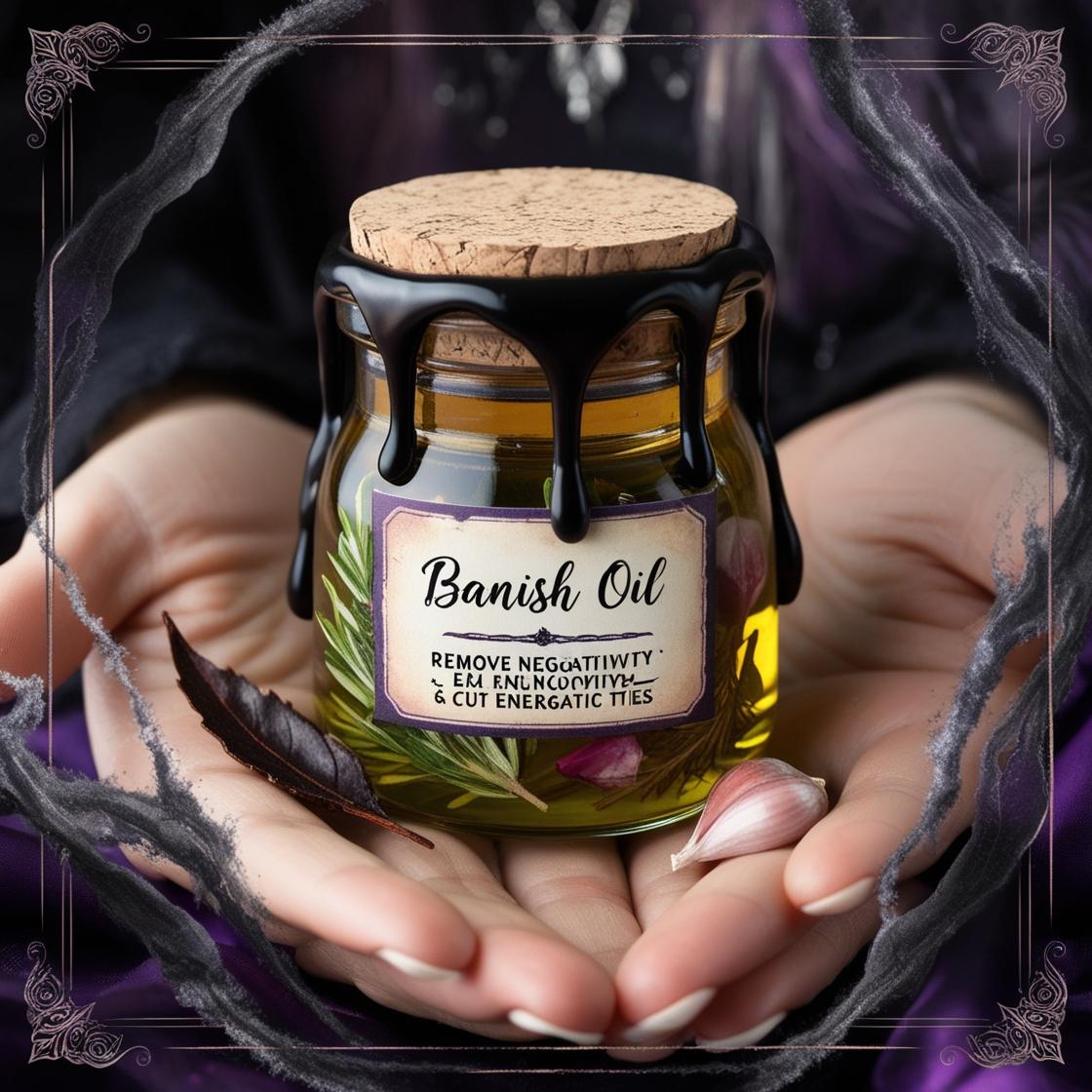 Banish Oil – Remove Negativity & Cut Energetic Ties