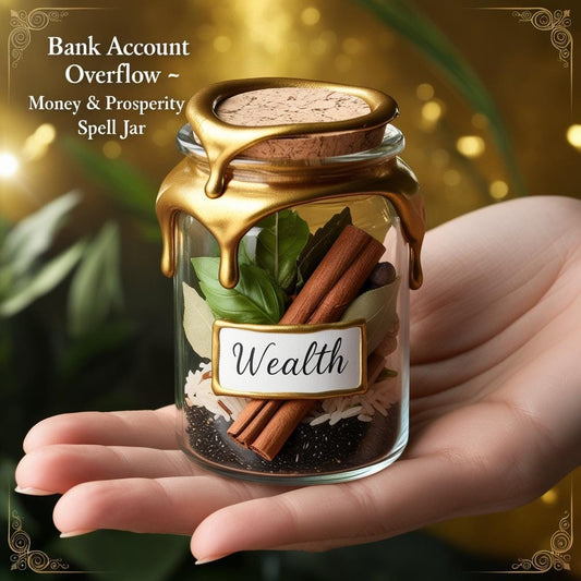 Bank Account Overflow – Money & Prosperity Spell Jar
